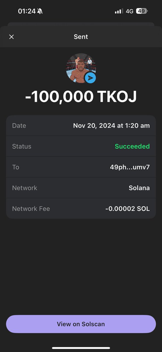 We are #Airdrop $TKOJ!!🔥

#Presale are only at 10% of #Sotfcap!

 🚨To boost and empower our trust words,
Everyone who will join presale will benefit 50% bonus on each buy!!🚨

0,5 #SOL will be 15,000,000 $TKOJ ✅

2QUpSeL3tFnfwJJQB372FsPwMaQBVX3a9zQnh4dRn787

What are you