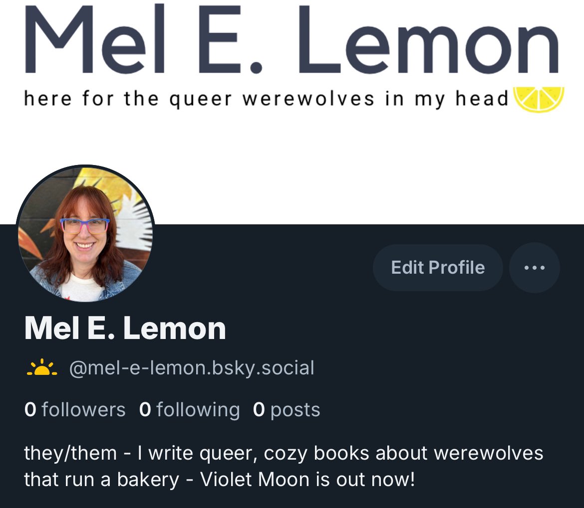 Mel_E_Lemon's tweet photo. I’m moving to the blue 🦋 app!
If you’re over there, too, let me know so I can follow you, as well! https://t.co/3qqf2df86U