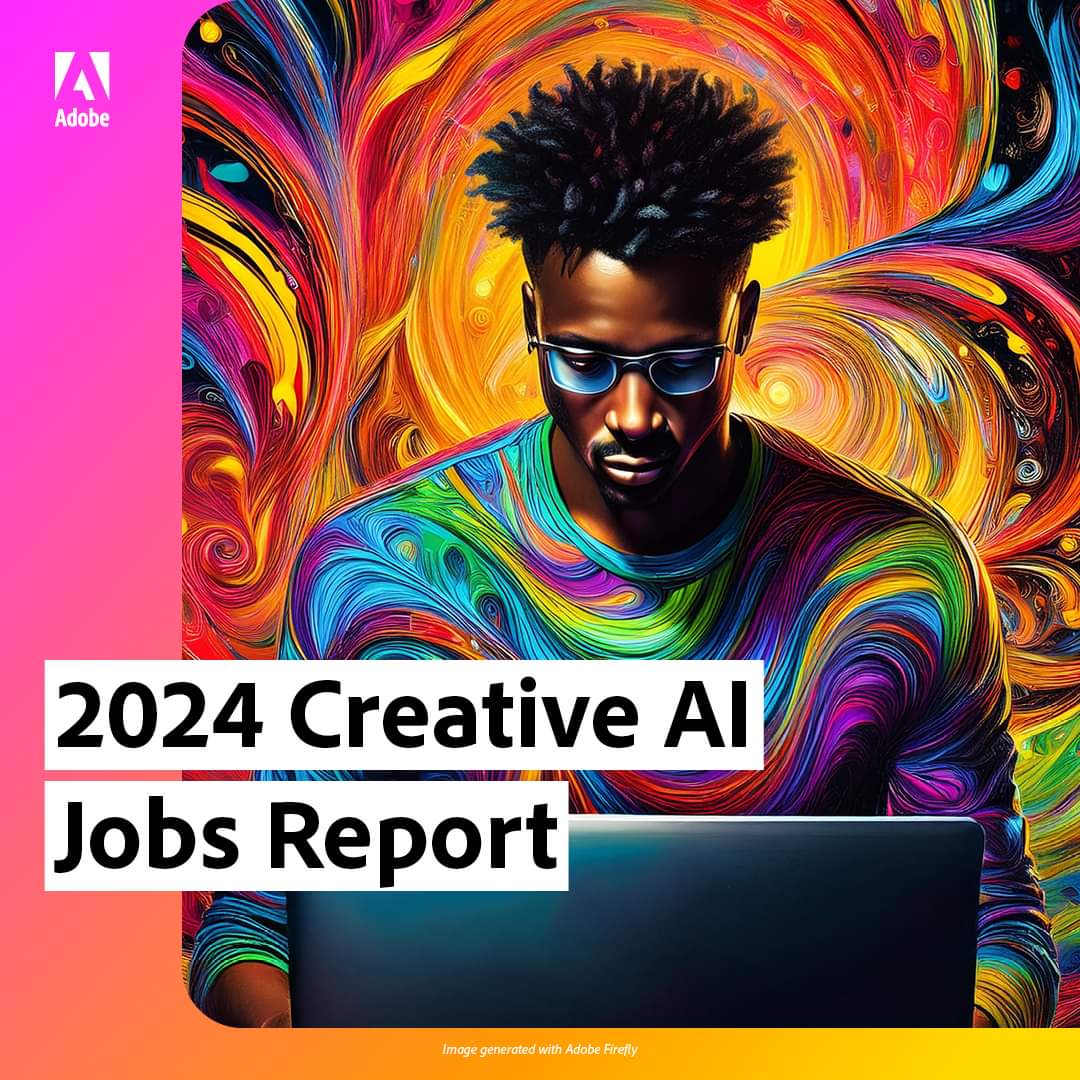 Discover how higher education institutions can prepare students for career success with generative #AI and essential skills. Check out the 2024 Creative AI Jobs Report with new research from Edelman: adobe.ly/4fzE9Kv

#AdobeCreativeCampus