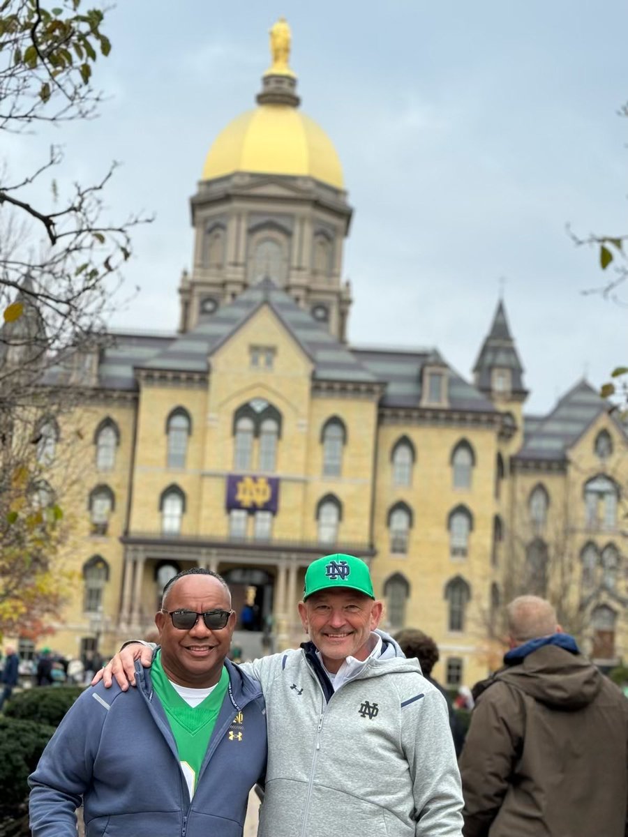 DanielHraider's tweet image. The schedule says home finally but “I DON’T THINK SO”. Go Irish!!!!!