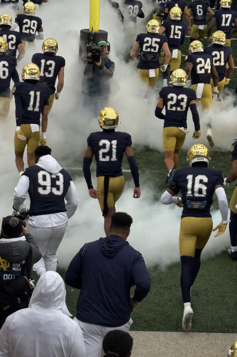 DanielHraider's tweet image. The schedule says home finally but “I DON’T THINK SO”. Go Irish!!!!!