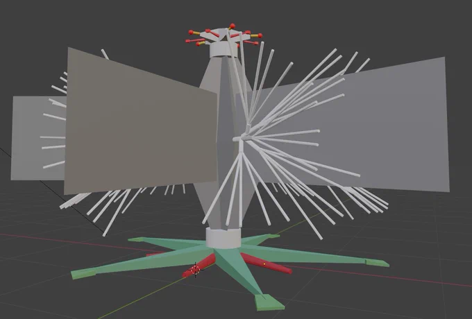 イラスト作成の参考にするために、3Dで雑にElder Thing作ってるんですけど、ガイド程度で良いと思っていたのに、Blenderが楽しくなって少しずつバージョンアップしているの図 