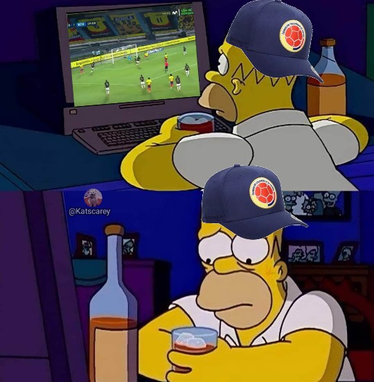 KatsCarey's tweet photo. Colombia viendo todos los goles que desperdicia Jhon Córdoba y Luis Díaz no suelta ese hpta balón. https://t.co/4YCYPGWJ1e