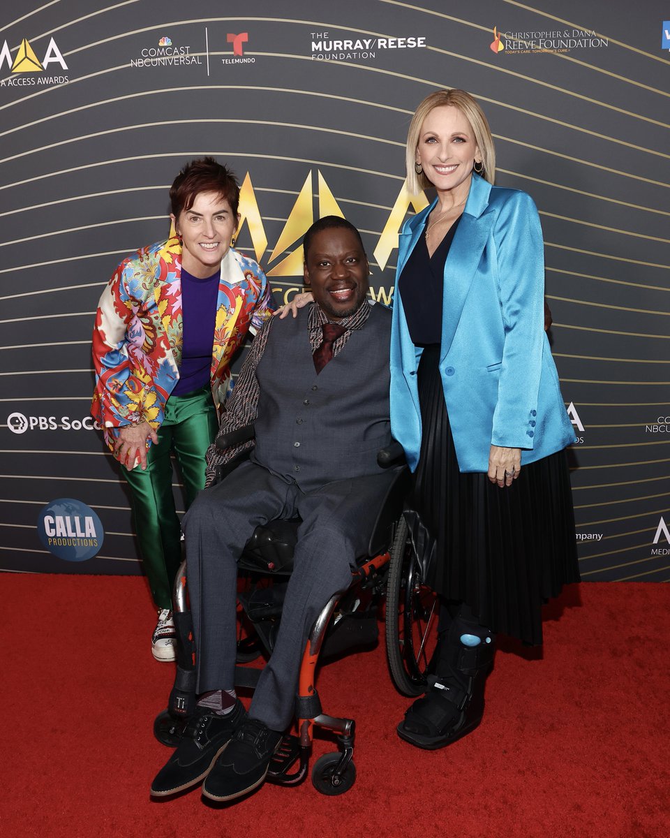 Media Access Awards (@mediaaccess4all) on Twitter photo T-6 days until the 2024 #MediaAccessAwards premiere on <a href="/PBSSoCal/">PBS SoCal (KOCE)</a>! Pictured here is our fearless leader and executive producer <a href="/debcalla/">Deborah Calla</a> alongside this year’s host <a href="/darylchillmitch/">daryl'CHILL'Mitchell</a> and presenter <a href="/MarleeMatlin/">Marlee Matlin</a>. Mark your calendars for next Monday, November 25 at 7pm PT! T-6 days until the 2024 #MediaAccessAwards premiere on <a href="/PBSSoCal/">PBS SoCal (KOCE)</a>! Pictured here is our fearless leader and executive producer <a href="/debcalla/">Deborah Calla</a> alongside this year’s host <a href="/darylchillmitch/">daryl'CHILL'Mitchell</a> and presenter <a href="/MarleeMatlin/">Marlee Matlin</a>. Mark your calendars for next Monday, November 25 at 7pm PT!