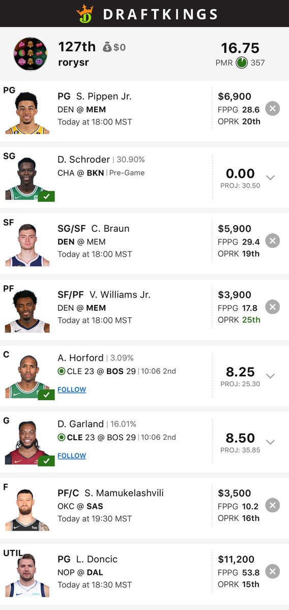 been_on_one's tweet photo. @Kicksandtee @Thirst22 @KillerSwisher @__Thirst22 @GabeGoBig1 @Athena042386 @ImoutNah1 @TheSchnabs @MattFinessin_ @fronymedia @alifewithmalik @DK__DFS @numba9 @timmykov @RoryOCo72058168 @KingCoreo @RgolfM @m6chaell @TheFD_Prophet @ThePatNasty @jeffcamara @e_zahp @365Bando @lil_Jaimeee @WagoGapo @AlfredShamaon @Patrick120879 @joshs_21 @cinderlegend @scartonradio @fransanity76 @MrOverUnder @echsyt @Shanndogg12 @Matthewp07 @DraftKings Going with this in $5 SE contest https://t.co/e6C2ytSWvt