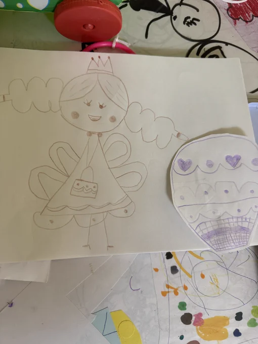 娘のオリジナルキャラクター
チョコクリームちゃん
と、
マフィン 