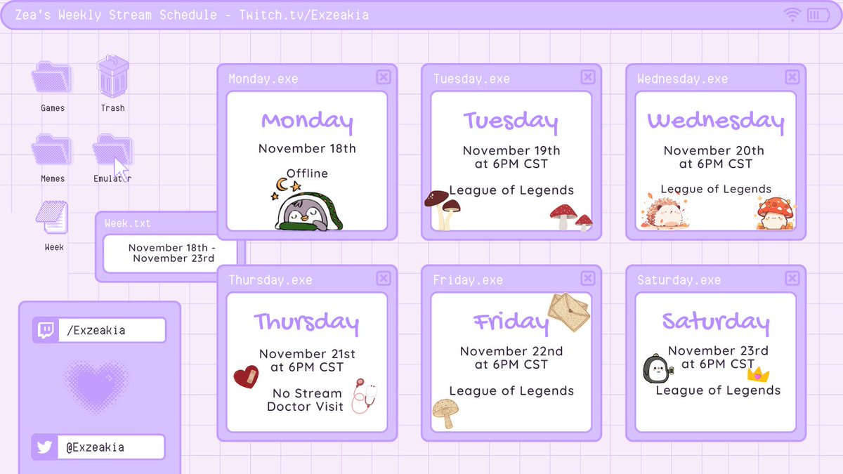 Scylla π¦¨ππ (@scyllaskuncubus) on Twitter photo ππThis Weeks Stream Schedule!!! ππ
ΛβΊβ§βΛ β‘ Λββ§βΊΛΛβΊβ§βΛ β‘ Λββ§βΊΛΛβΊβ§βΛ β‘ Λββ§βΊΛΛβΊβ§βΛ β‘ Λββ§βΊΛΛβΊβ§βΛ β‘ Λββ§βΊΛ
Watch Hereπ»: twitch.tv/exzeakia
Join My Discord Hereπ₯Ί: discord.gg/t25TXfyhYt
#smallstreamer #twitchstreamer #VTuber #ENVtuber ππThis Weeks Stream Schedule!!! ππ
ΛβΊβ§βΛ β‘ Λββ§βΊΛΛβΊβ§βΛ β‘ Λββ§βΊΛΛβΊβ§βΛ β‘ Λββ§βΊΛΛβΊβ§βΛ β‘ Λββ§βΊΛΛβΊβ§βΛ β‘ Λββ§βΊΛ
Watch Hereπ»: twitch.tv/exzeakia
Join My Discord Hereπ₯Ί: discord.gg/t25TXfyhYt
#smallstreamer #twitchstreamer #VTuber #ENVtuber