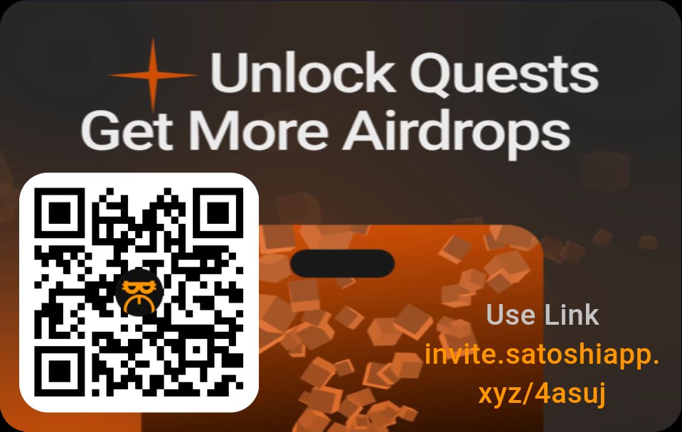 inno42004's tweet photo. https://t.co/JdZ4IVPtPJ 
Join me on Satoshi App, trusted by 16M+ users. Earn free tokens from top web3 projects. It's quick and easy to sign up. Let's grow our crypto portfolios together! https://t.co/rk7FOBRgII