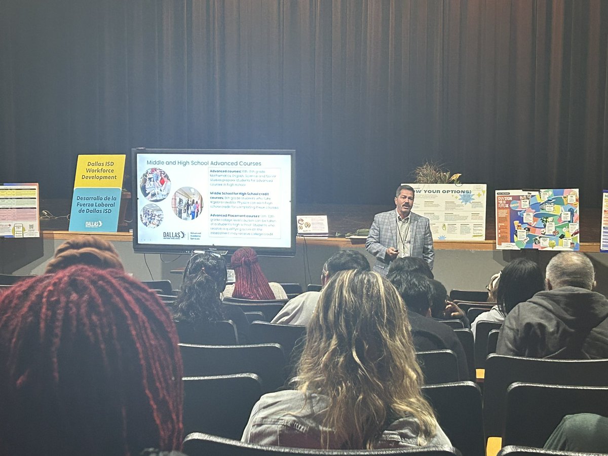 CCMR Parent Engagement Nights conclude for all vertical teams tonight! Thanks to the families who came out to explore college and career opportunities in <a href="/dallasschools/">Dallas ISD</a>! Thanks to all <a href="/TeamDallasISD/">Team Dallas ISD</a> staff who led these events!