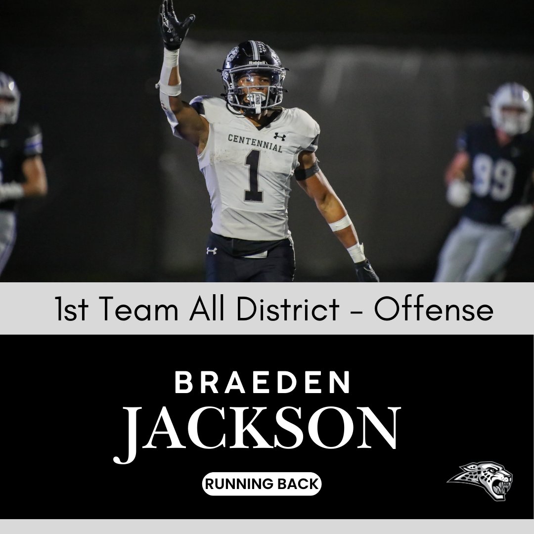 Congratulations <a href="/BraedenJ22/">Braeden Jackson</a> on being named 1st Team All District.