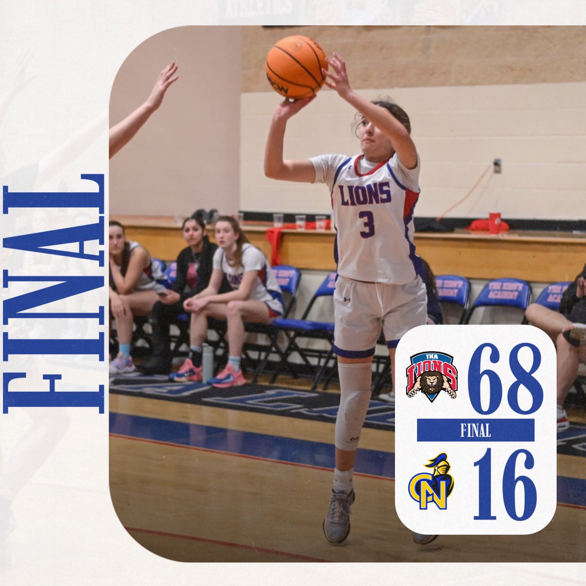 The King’s Academy Athletic Dept. (@tkalions) on Twitter photo The Lions open the season with a huge win over Cardinal Newman! Maddy Buccilli led the team with 17 points. Julia Vazquez scored 15 points and Jade Jones added 12. Home opener is Thursday vs Archbishop McCarthy. #tkahoops 🏀
<a href="/TKAWPB/">The King's Academy</a> <a href="/tkalionsgirlsbb/">TKALionsgirlsbball</a> <a href="/pbphighschools/">Post on High Schools</a> <a href="/ESPNWestPalm/">ESPN WEST PALM (106.3 FM)</a> The Lions open the season with a huge win over Cardinal Newman! Maddy Buccilli led the team with 17 points. Julia Vazquez scored 15 points and Jade Jones added 12. Home opener is Thursday vs Archbishop McCarthy. #tkahoops 🏀
<a href="/TKAWPB/">The King's Academy</a> <a href="/tkalionsgirlsbb/">TKALionsgirlsbball</a> <a href="/pbphighschools/">Post on High Schools</a> <a href="/ESPNWestPalm/">ESPN WEST PALM (106.3 FM)</a>