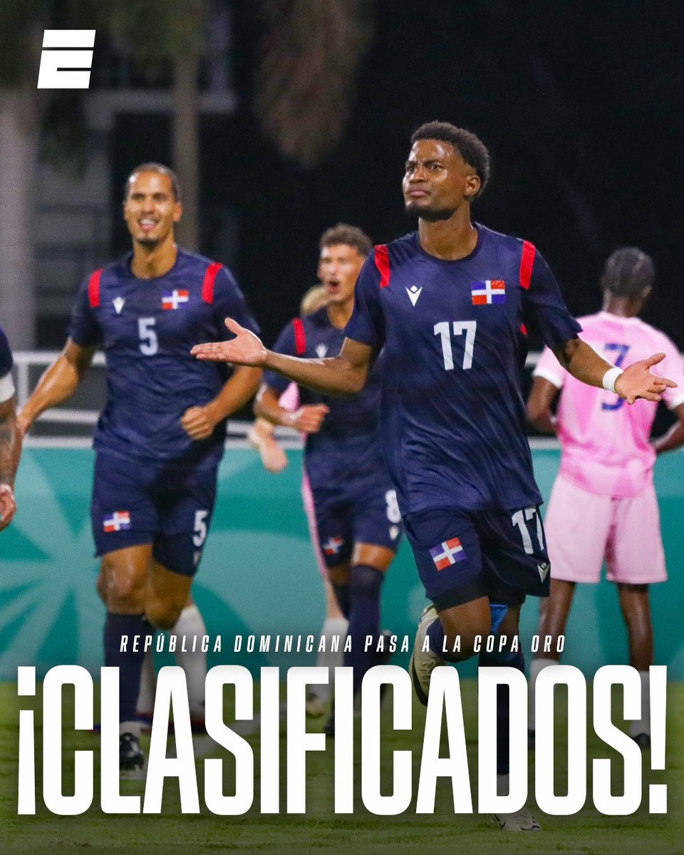 ESPN_DO's tweet image. 🔥 ¡NOS VAMOS A LA COPA ORO!

¡República Dominicana vence 6-1 a Bermuda clasificando a la Liga A de la Liga de Naciones CONCACAF y a la Copa Oro 2025!


Cuatro goles de Dorny Romero quien se acerca al récord de Jonathan Faña como goleador histórico de la tricolor.…