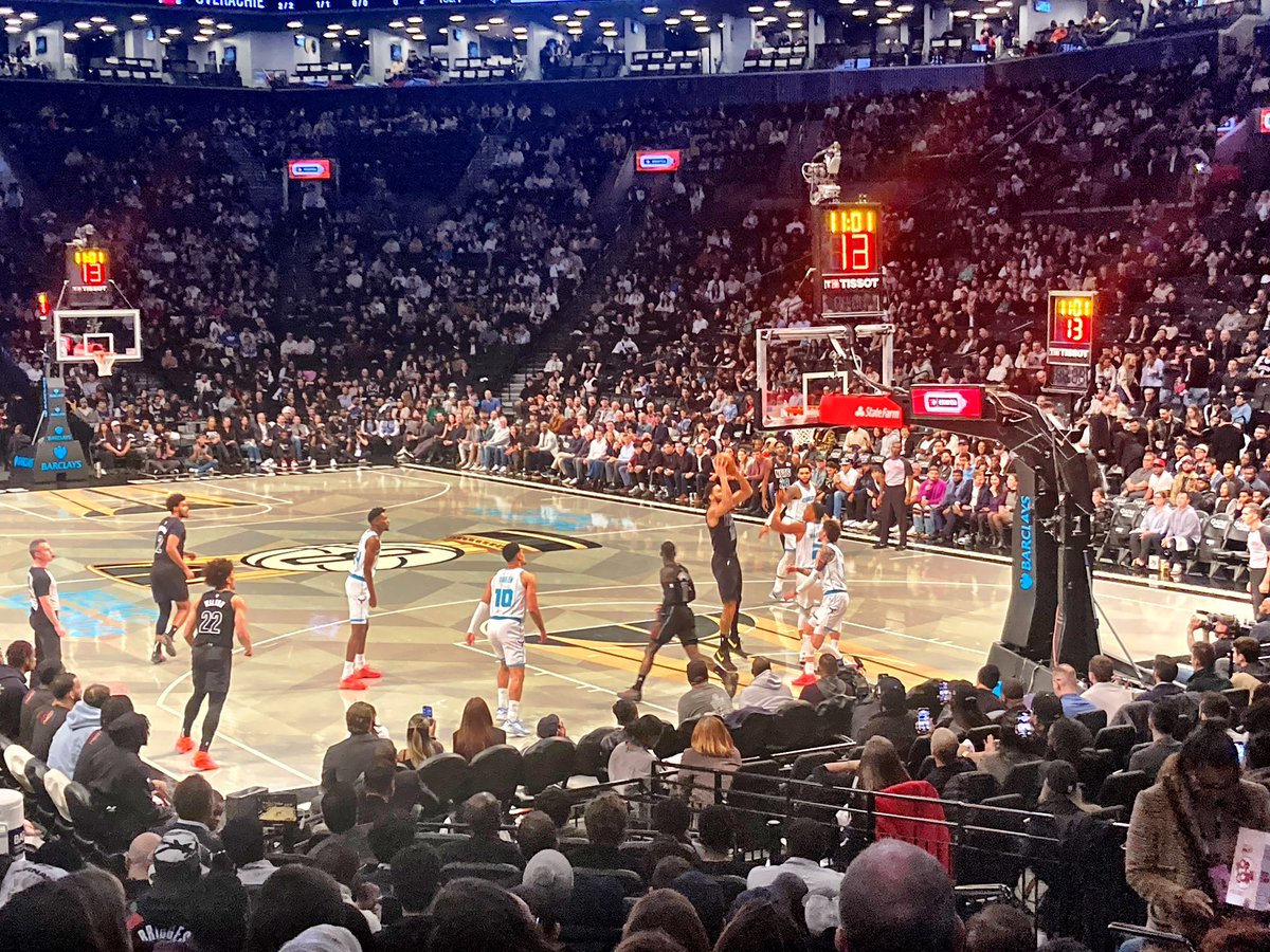 1981BrendanB's tweet image. Nets vs Hornets at the Barclays Center. 11.19.24 @barclayscenter @BrooklynNets #letsgonets