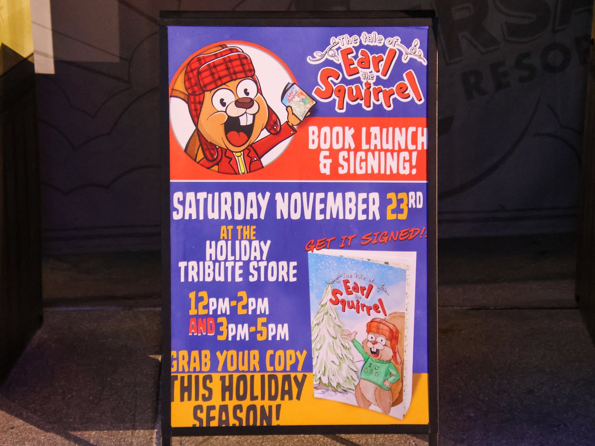 bioreconstruct's tweet photo. Earl the Squirrel book launch and signing this Saturday. https://t.co/IkqQiJI4rC
