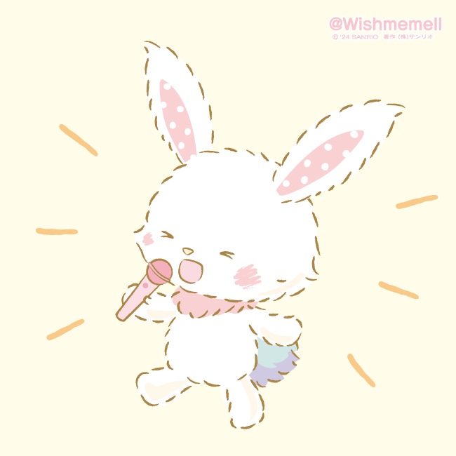 「なんだか今日は!おもいっきり歌いたい気分!! 」|メル Wish me mellのイラスト