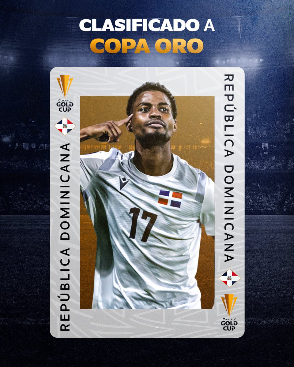 ¡Los dominicanos estarán presentes en la Copa Oro por primera vez! 🇩🇴