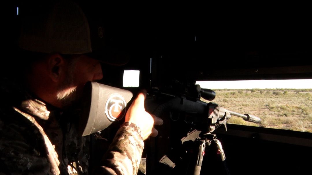 The view from a box blind #hunting #deerhunting