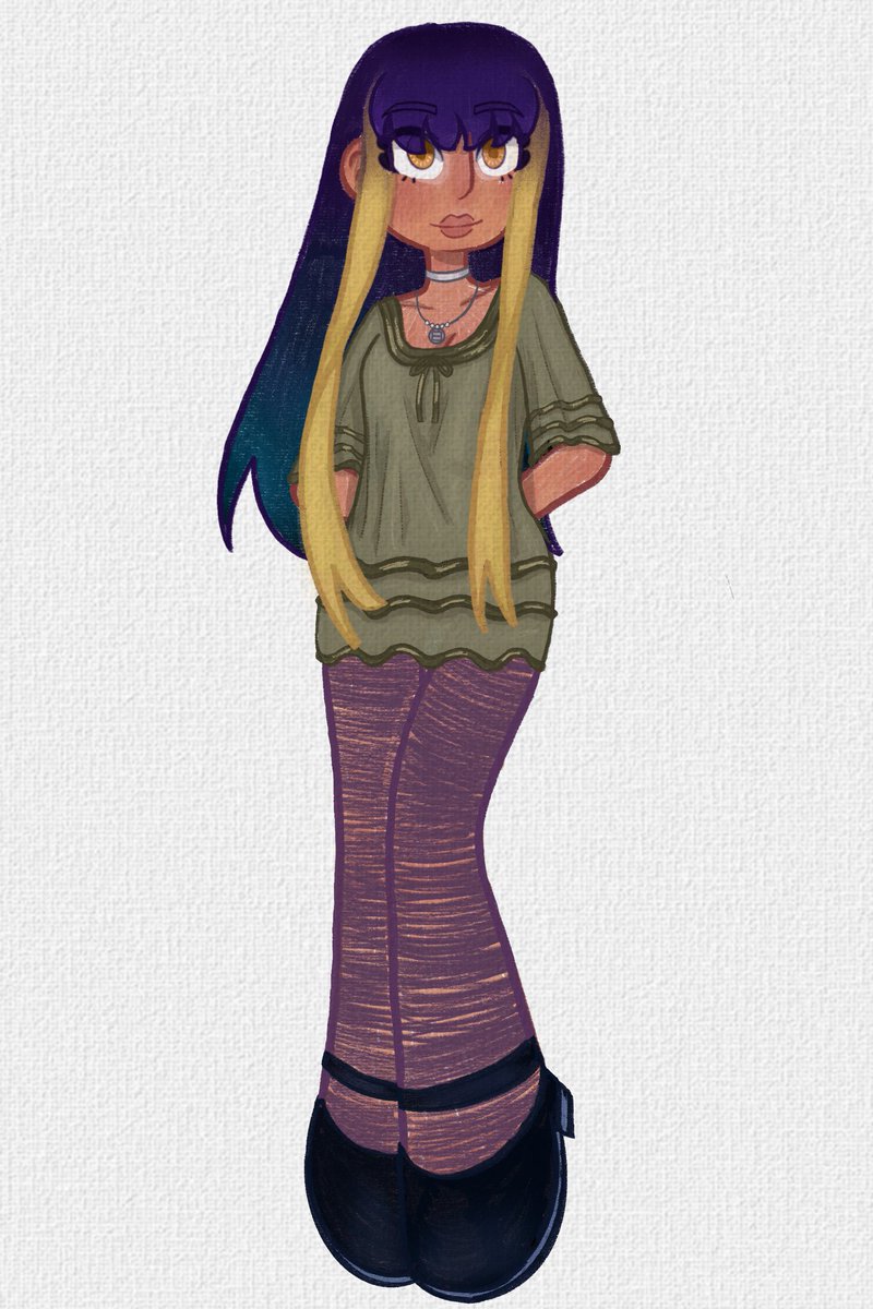 A gorl- A gorl that may originally have been a fish
#chibiart #chibi #digitalart #ocart #artmoots