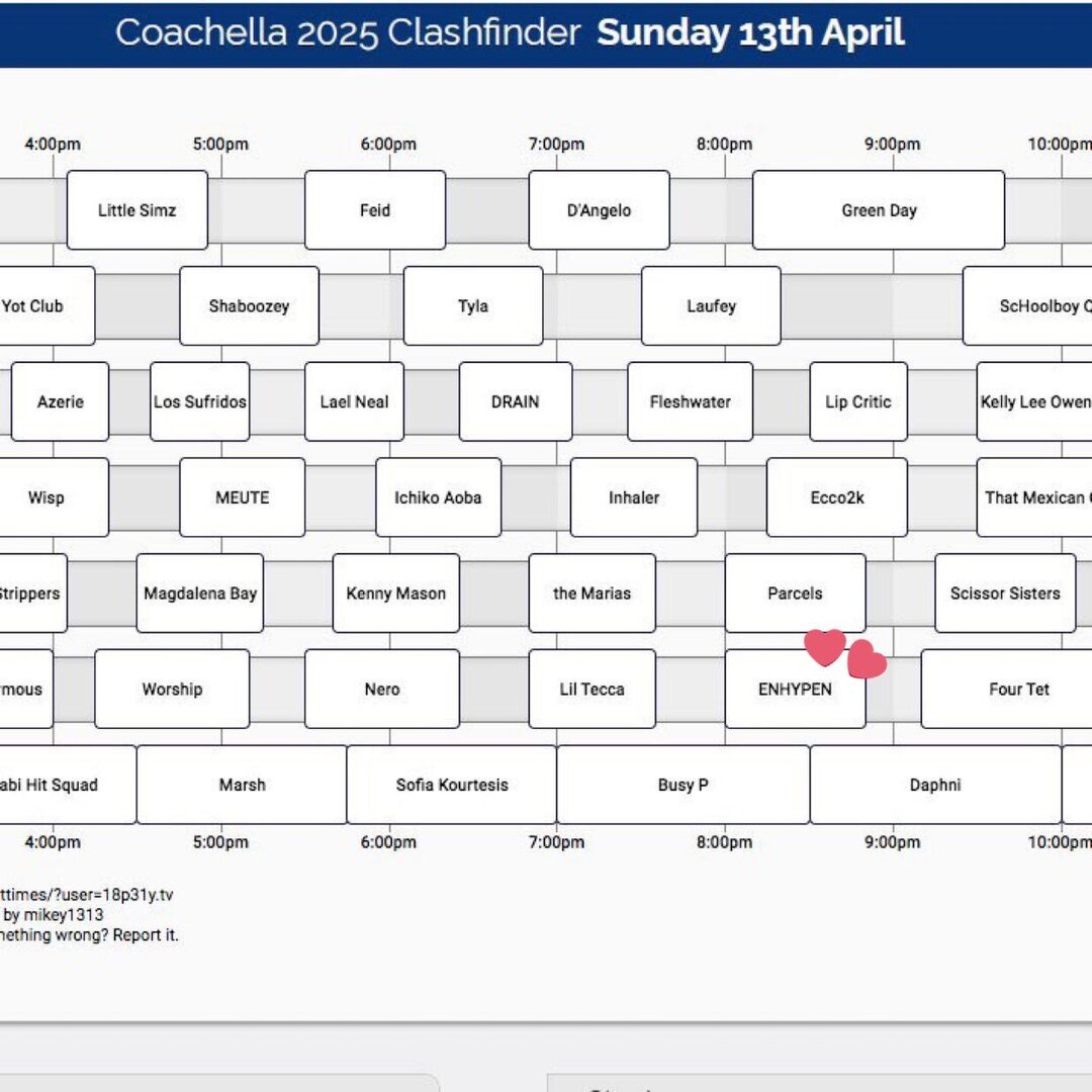 ‼️MASIH RUMOR‼️
‼️MASIH RUMOR‼️

kalo beneran iya enhypen coachella 2025 gilaa bakal pecah banget gasihh😭 kira2 lagu apa aja yg bakal dibawain ya🤔 -en