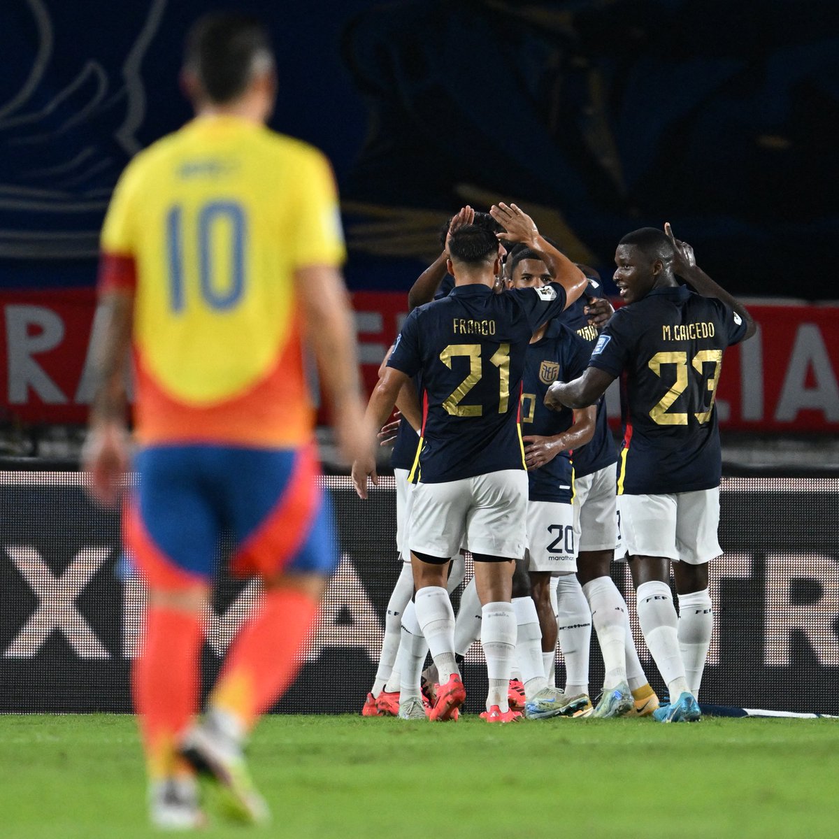 Triunfazo de <a href="/LaTri/">La Tri 🇪🇨</a> en Colombia. 🇪🇨👏

#CopaMundialFIFA | #Somos26