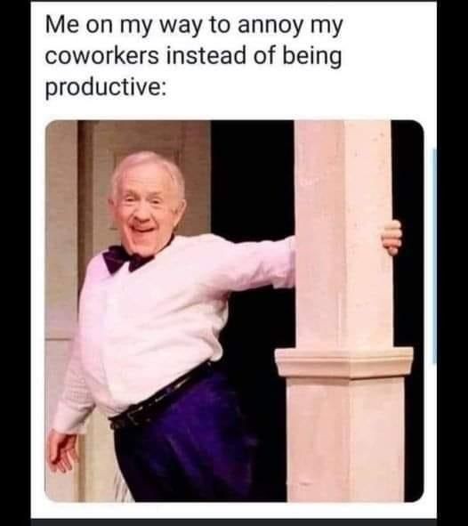 sexierinmybrain's tweet photo. #TheBestPartOfGoingToWork
Intentionally annoying my co-workers https://t.co/Rzfcgtw3b7