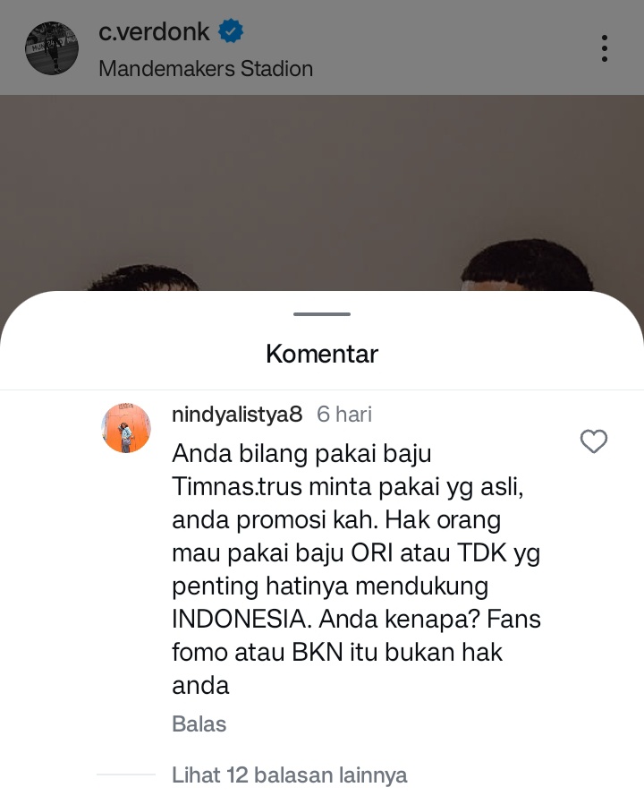 <a href="/Jerseyforum/">The OG Indonesian Blokecore</a> <a href="/Officialkjti/">Kolektor Jersey Timnas Indonesia</a> Komentar warga igeh saat di suruh pake jersey ori