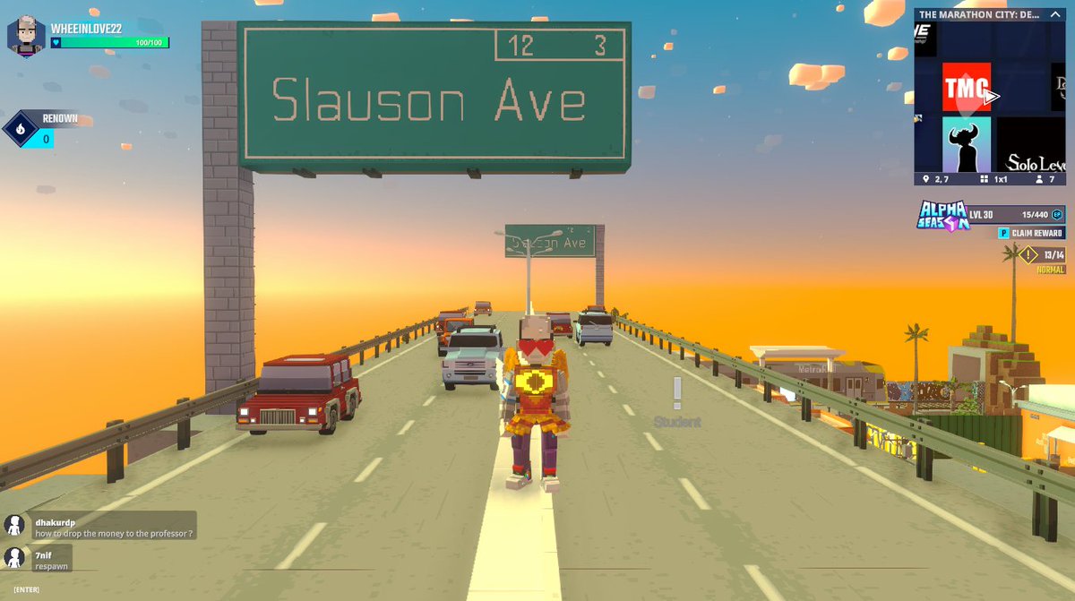 minseok1245's tweet photo. Cruising down Slauson Ave in the Dedication Road experience in @TheSandboxGame. Feeling the LA vibes! 🌴🚗 https://t.co/iZ4dxREZ1g #TheSandbox #AlphaSeason4 #AS4SocialChallenge https://t.co/AMMMVUQGXM
