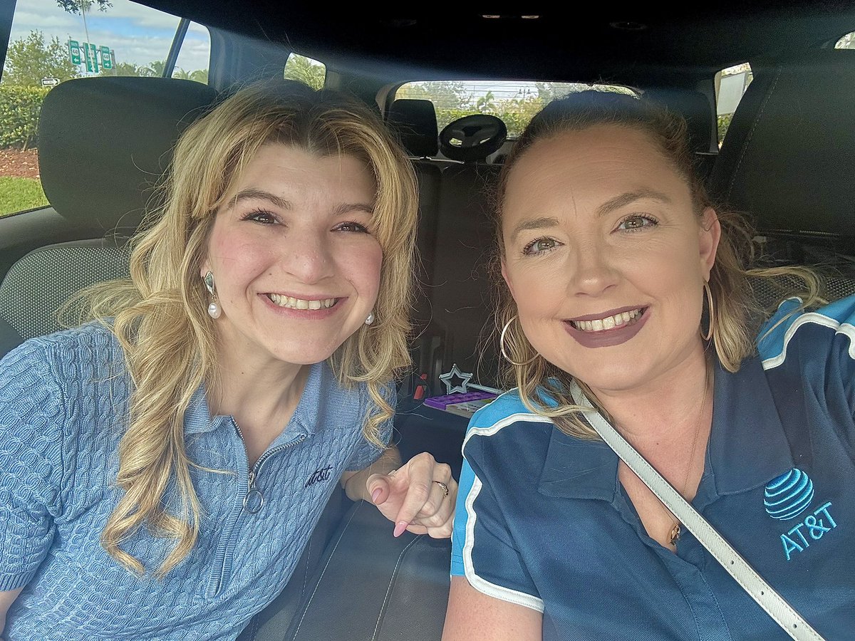Katrina Suarez (@katrinas_onefla) on Twitter photo The amazing <a href="/erickaae/">ericka</a> ventured into the field today for a ride along to check out my stores! An adventure was had & Converged was discussed!
Voice, Fiber, AIA!!
#OneFLA #ItsAFloridaThing #LifeAtATT <a href="/One_FLA/">OneFLA</a> <a href="/LuisSilvaOneFLA/">Luis Silva</a> <a href="/eniggemann/">Enrique Niggemann</a> <a href="/LifeAtATT/">Life at AT&T</a> 🤩 The amazing <a href="/erickaae/">ericka</a> ventured into the field today for a ride along to check out my stores! An adventure was had & Converged was discussed!
Voice, Fiber, AIA!!
#OneFLA #ItsAFloridaThing #LifeAtATT <a href="/One_FLA/">OneFLA</a> <a href="/LuisSilvaOneFLA/">Luis Silva</a> <a href="/eniggemann/">Enrique Niggemann</a> <a href="/LifeAtATT/">Life at AT&T</a> 🤩
