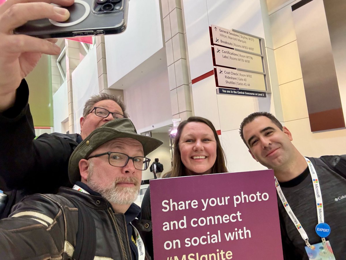 Don't forget... Share your shots and your thoughts by using #msignite
