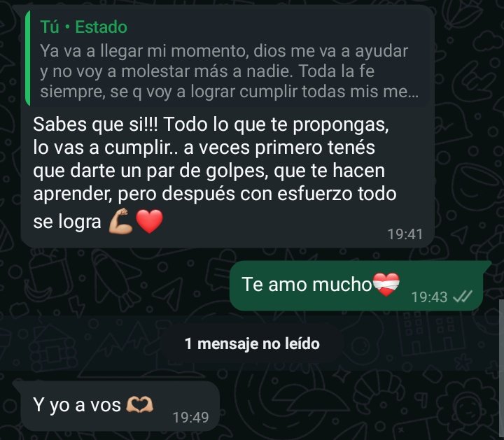 Tengo la mejor familia, sin dudas. Voy a dar lo mejor de mi por ustedes q me apoyan, q están en cada paso q doy, nunca me soltaron la mano y se q nunca lo van a hacer. Las amo a mundos🤍