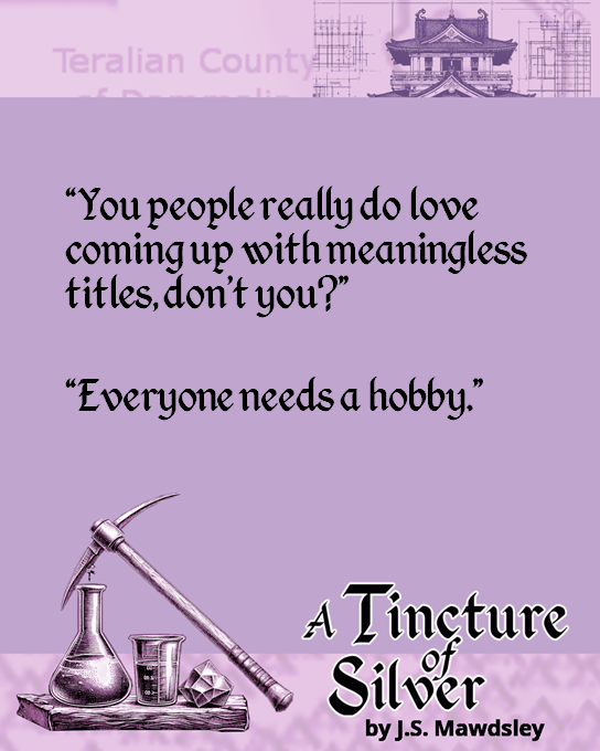 JSMawdsley's tweet photo. I've heard of stupider hobbies

Find out more in A Tincture of Silver, on sale now!
#indieauthor #politicalfantasy

https://t.co/80iO0vx15r https://t.co/uI4o0Ip65F