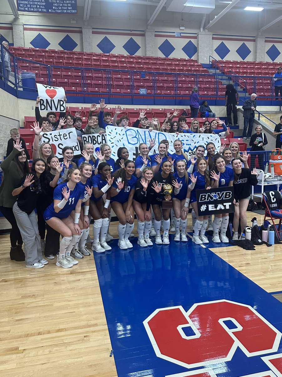 NISD Athletics (@nisdathletics) on Twitter photo State Semifinal Champion! The Bobcats are headed to the 6A Div. II State Championship! Congratulations <a href="/BNHSVBall/">Byron Nelson HS VBall</a> State Semifinal Champion! The Bobcats are headed to the 6A Div. II State Championship! Congratulations <a href="/BNHSVBall/">Byron Nelson HS VBall</a>