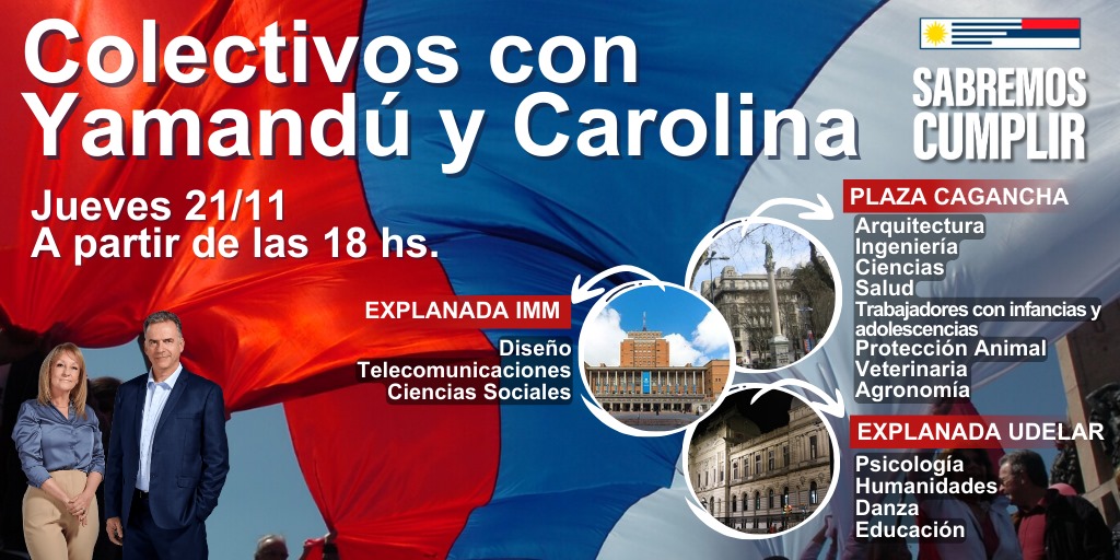 Trabajadoras y trabajadores de la educación, estudiantes, familiares, todos y todas convocadas.

📅 Jueves 21
⏰ 18 hs. hasta las 19 hs. (se comienza a armar a las 17hs)
📍 Explanada de la Universidad 

#OrsiPresidente
#SabremosCumplir

- instagram.com/p/DCksZeRt6NX