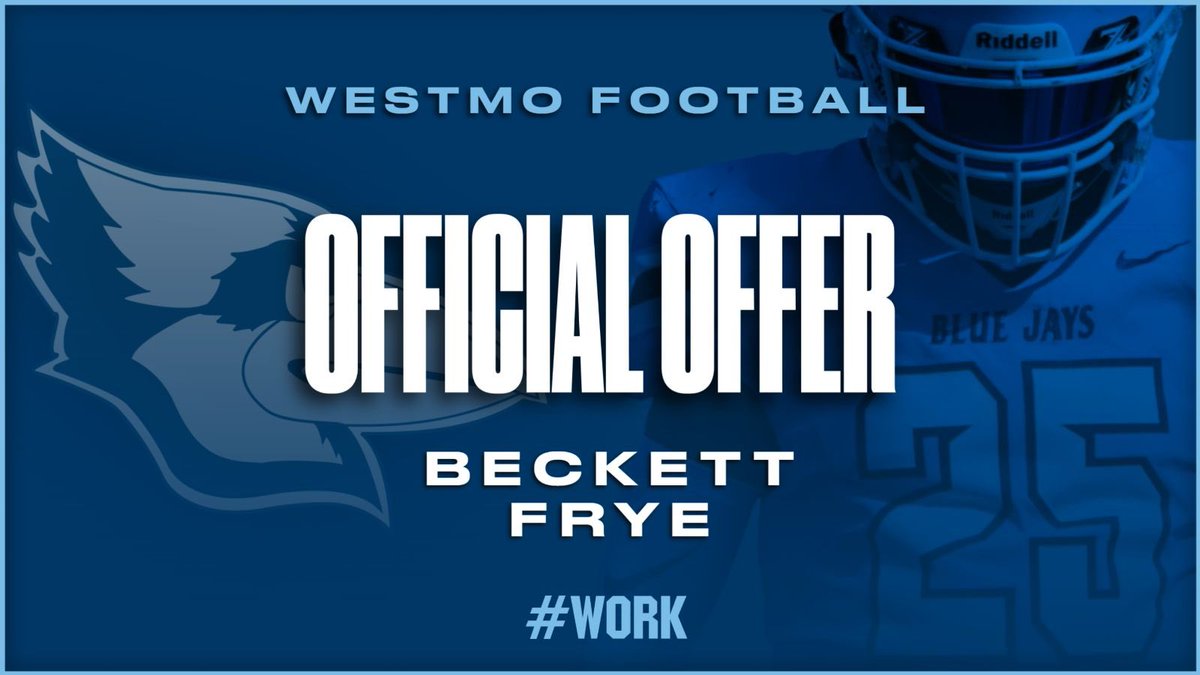 Beckett Frye (@frye_beckett) on Twitter photo After a great talk with <a href="/CoachKoustmer/">Coach Koustmer</a> I am blessed to receive my 2nd offer from <a href="/WESTMOFB/">Westminster College Football</a> #AGTG <a href="/Coachchojnacki/">Brent Chojnacki</a> <a href="/Howell_FB/">Howell Football</a> <a href="/JPRockMO/">JP Rock</a> <a href="/PrepRedzoneMO/">Prep Redzone Missouri</a> <a href="/GSV_STL/">Gateway Sports Venue</a> After a great talk with <a href="/CoachKoustmer/">Coach Koustmer</a> I am blessed to receive my 2nd offer from <a href="/WESTMOFB/">Westminster College Football</a> #AGTG <a href="/Coachchojnacki/">Brent Chojnacki</a> <a href="/Howell_FB/">Howell Football</a> <a href="/JPRockMO/">JP Rock</a> <a href="/PrepRedzoneMO/">Prep Redzone Missouri</a> <a href="/GSV_STL/">Gateway Sports Venue</a>