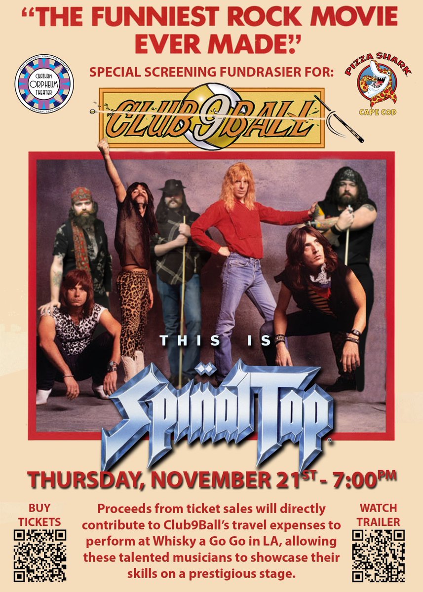 Thursday night, <a href="/ChathamOrpheum/">Chatham Orpheum</a> Come support!