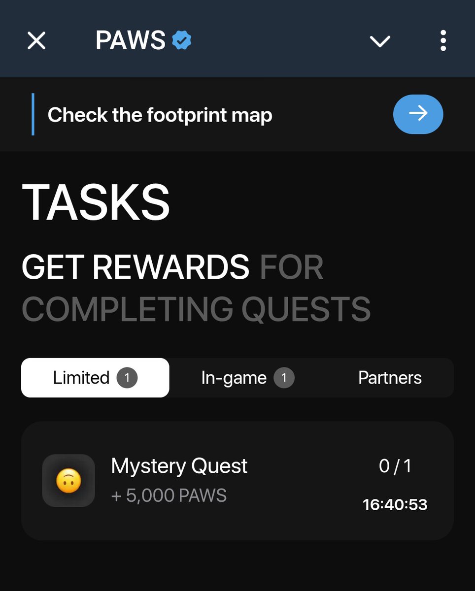 ArubleCrypto's tweet photo. #PAWS New Task

How to Complete new quest in PAWS and claim 5000 $PAWS.

Steps:
✅Update your telegram app to the latest version
✅Turn your mobile main screen downward ⬇️ for 2 seconds

#blum #nfts #paws #CryptoCommunity #trending https://t.co/bhAU0liNr9
