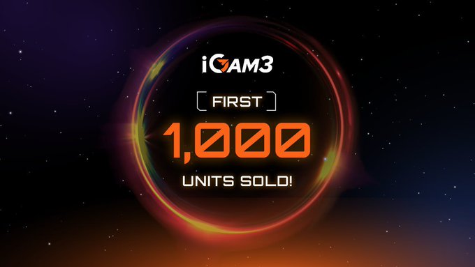 iGam3_Store's tweet photo. 🌟iGam3's first milestone is achieved: 1,000 devices have been SOLD!!!

✨ iGam3's $849 special promotion will end soon! The iGam3 M1 will return to its original price of $959 on November 22. 

Don't miss out - Get it today!!!👇
#iGam3 #AI #Blockchain #DePIN #Web3 https://t.co/Mbs269NAZK