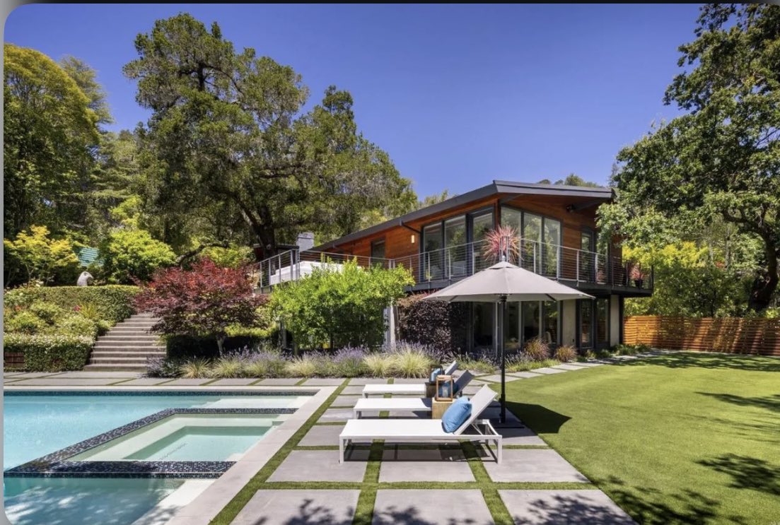reason867's tweet photo. This is Gavin Newsom’s California. He believes in dignity for homeless, free needles, decriminalization and defunding police. He also just bought a 5,000sq ft second home in a gated community in Marin for $9 million. $24 Billion in CA homeless spending still unaccounted for… https://t.co/foIuFYwzXU