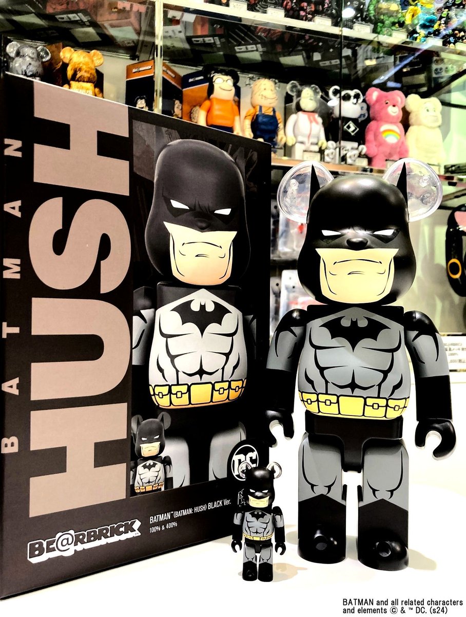 Today's SOLAMACHI】 「BE@RBRICK BATMAN(BATMAN: HUSH BLACK Ver.)100