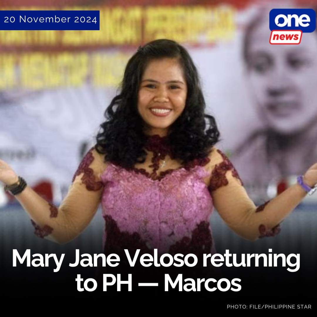 After more than a decade in prison for drug charges in Indonesia,
 Mary Jane Veloso will return home.