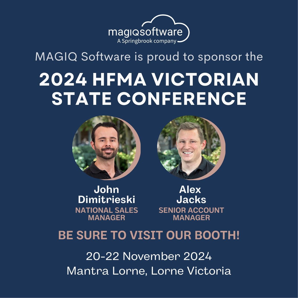 MAGIQSoftware's tweet photo. Join @MAGIQSoftware at the 2024 HFMA Victorian State Conference, Nov 20-22 in Victoria! Discover how MAGIQ Performance, used by 110 healthcare orgs, simplifies budgeting and reporting. Visit our booth! 📊 #fintech #MAGIQPerformance #HealthcareFinance #HFMA2024 #magiqsoftware https://t.co/nfJjoctBEU