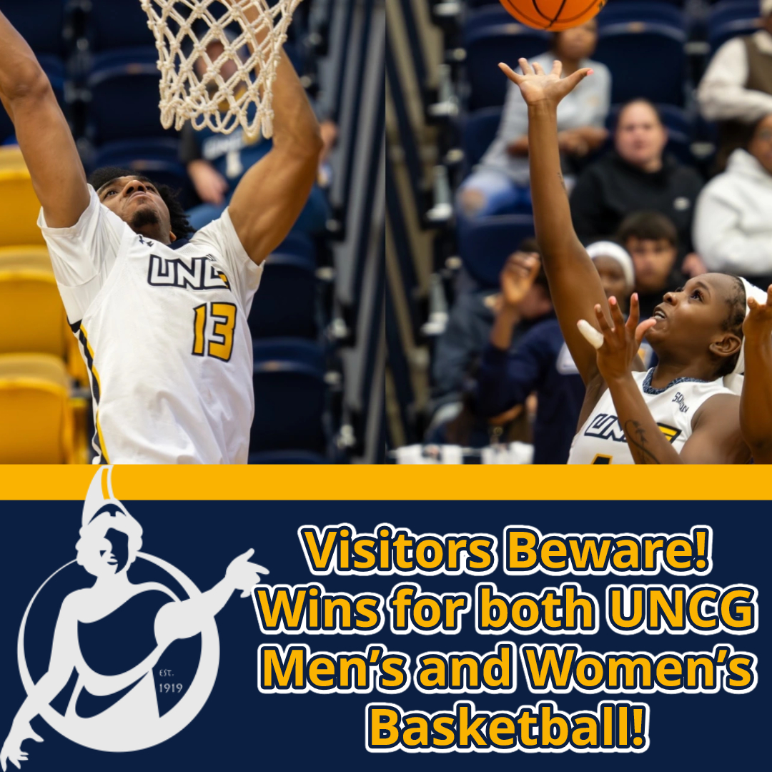 Visitors Beware! Wins for both UNCG Men’s and Women’s Basketball! - Check out the full article on our website: carolinianuncg.com/2024/11/19/vis…