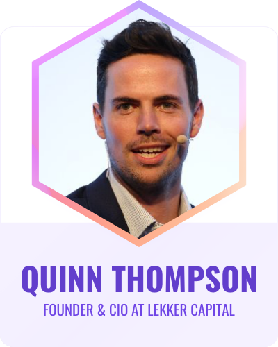 <a href="/qthomp/">Quinn Thompson</a> the driving force behind @Lekker_Cap, is at the forefront of blending traditional finance with crypto. 📈 His strategic approach is shaping the future of investing. #CryptoFinance #CryptoForGood thegivingblock.com/100