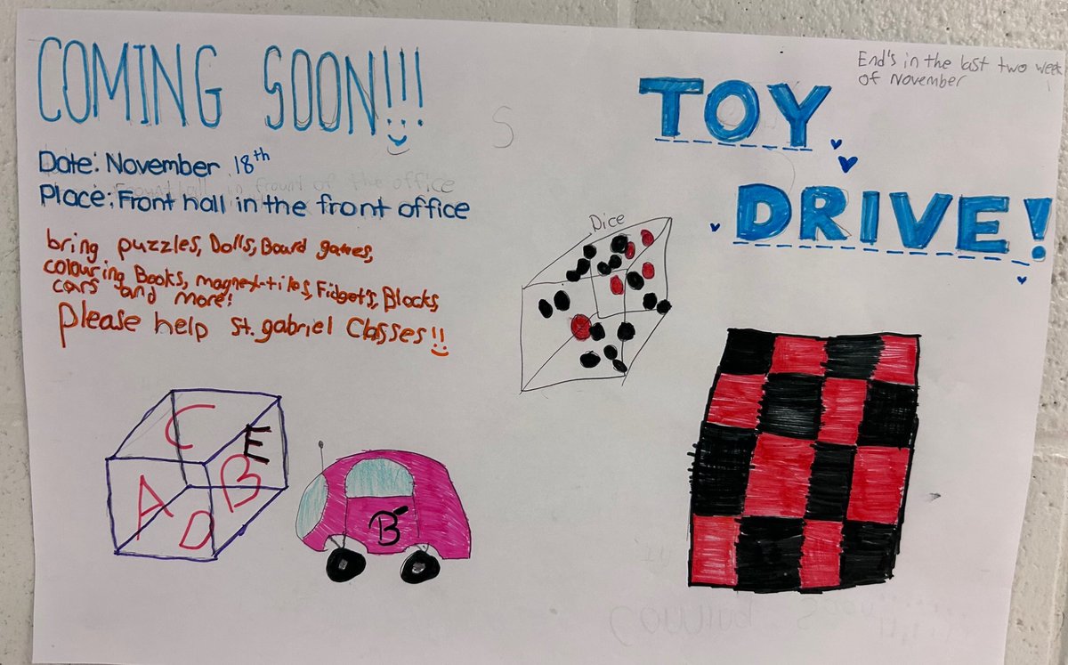 Our Cubs for Christ group is holding a Toy Drive.  If you are able to donate gently used toys, they would appreciate your support.  So proud of this group and their commitment to support our community.
