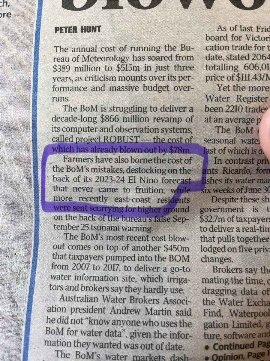 chriswalsh008's tweet image. Happy to be wrong here but this is false reporting. El Niño has different effects to Summer than it down to Spring. Late rains downs mean the forecast was wrong.