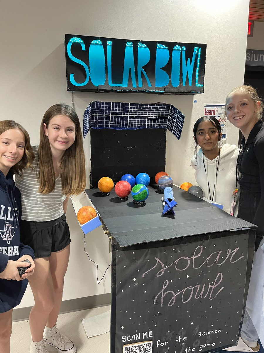 Mrs_Twedt's tweet photo. SO so proud of my amazing GT students and their Physics Carnival games and presentations!! Their minds blow mine! @Allen_ISD @EMSHuskies @AISDScience https://t.co/AEJvy4ukqn