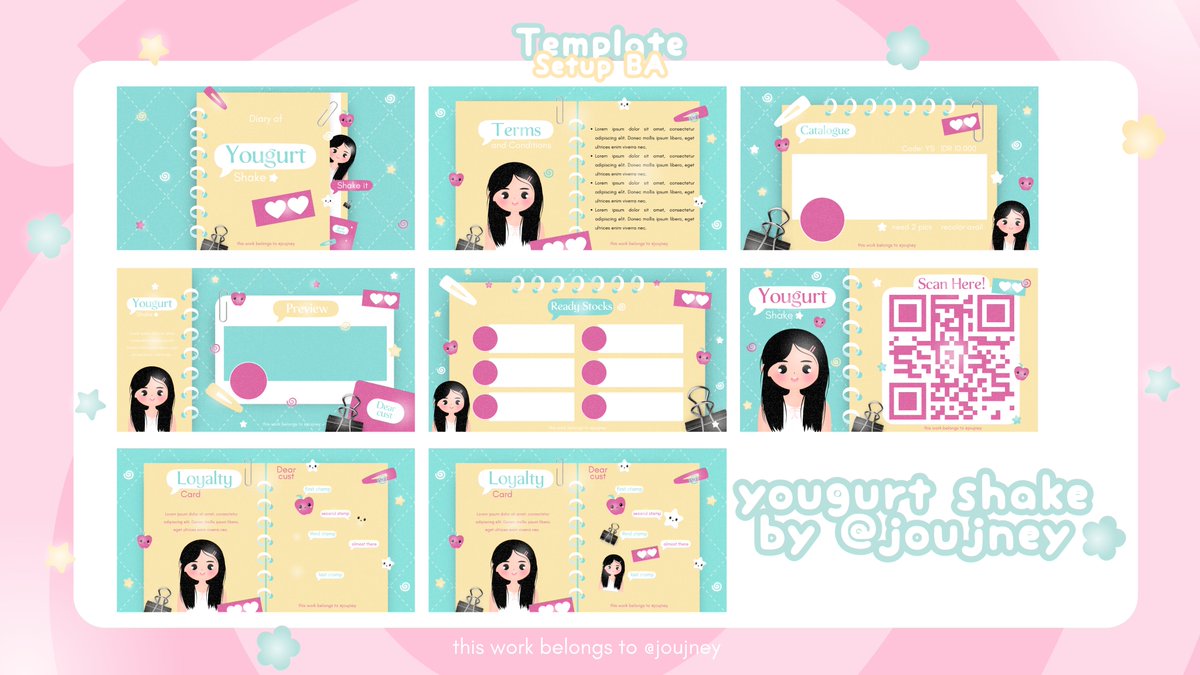 joujney's tweet image. Help RT/REPOST? Thank you! ☆ 

Hai &amp;gt;____&amp;lt; Chae bawa empat template SET UP BA via CANVA pro yang bisa kamu take sekarang juga dengan harga dan tnc di tweet selanjutnya! Template SETUP ini untuk spess layout tapi boleh req ganti spess ke aku, cek ALT juga ^__^ 

tag #zonauang