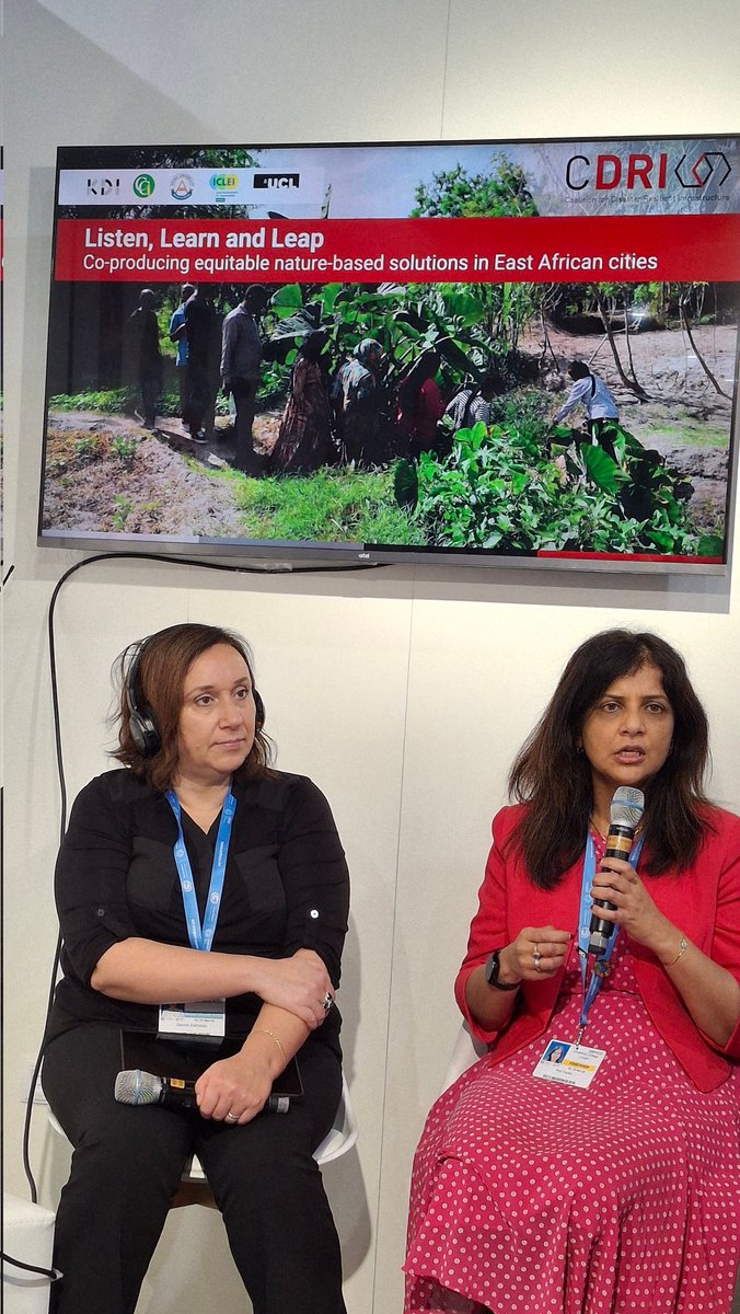 Regina (@kenyanreg) on Twitter photo <a href="/pritiparikh73/">Professor Priti Parikh</a> sharing in #ListenLearnLeap a collaborative research project between <a href="/KDI_Kenya/">KDI Kenya</a> <a href="/TheBartlettUCL/">The Bartlett</a> <a href="/ccitanzania/">CCI</a> <a href="/ICLEIAfrica/">ICLEI Africa</a> #ArdhiUniversity exploring how #NBS responds to needs of informal settlements + climate change & extent women & youth involved #COP29 <a href="/pritiparikh73/">Professor Priti Parikh</a> sharing in #ListenLearnLeap a collaborative research project between <a href="/KDI_Kenya/">KDI Kenya</a> <a href="/TheBartlettUCL/">The Bartlett</a> <a href="/ccitanzania/">CCI</a> <a href="/ICLEIAfrica/">ICLEI Africa</a> #ArdhiUniversity exploring how #NBS responds to needs of informal settlements + climate change & extent women & youth involved #COP29