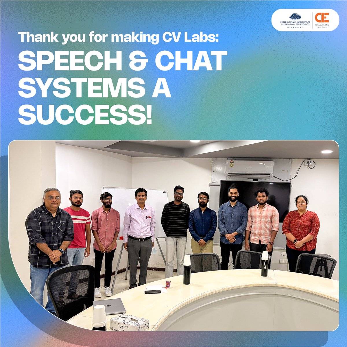 cieatiiithyd's tweet image. Brainstorming sessions to hands-on experiments, the Speech &amp;amp; Chat Systems: Unlocking the Power of #SpeechtoText program was a journey of collaboration, learning, &amp;amp; breakthroughs.

Thank you to our participants, esteemed faculty, &amp;amp; research teams for making this program a success!