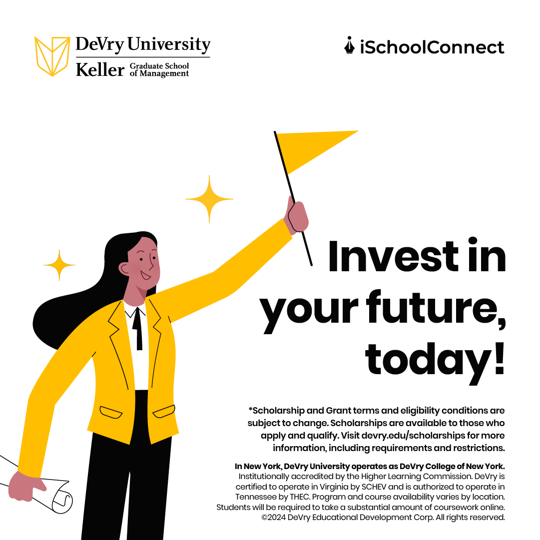 iSchoolConnect's tweet image. ischoolconnect.com/universities/u…
#studyabroad #studyinUS #DeVryUniversity #DeVry #internationaleducation #Scholarships